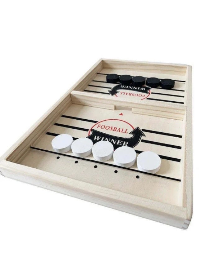 عام لعبة سلينج شوت فائقة السرعة، لعبة طاولة هوكي محمولة للصغار والكبارحجم صغير - Image 3